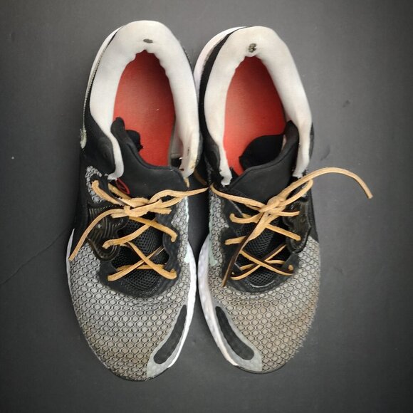 Nike Renew Men's Size 12 Black Grey Seafoam Colored Basketball Sneakers - Picture 7 of 9